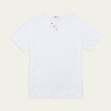 M604: Henley Neck T-Shirt in Regular GSM