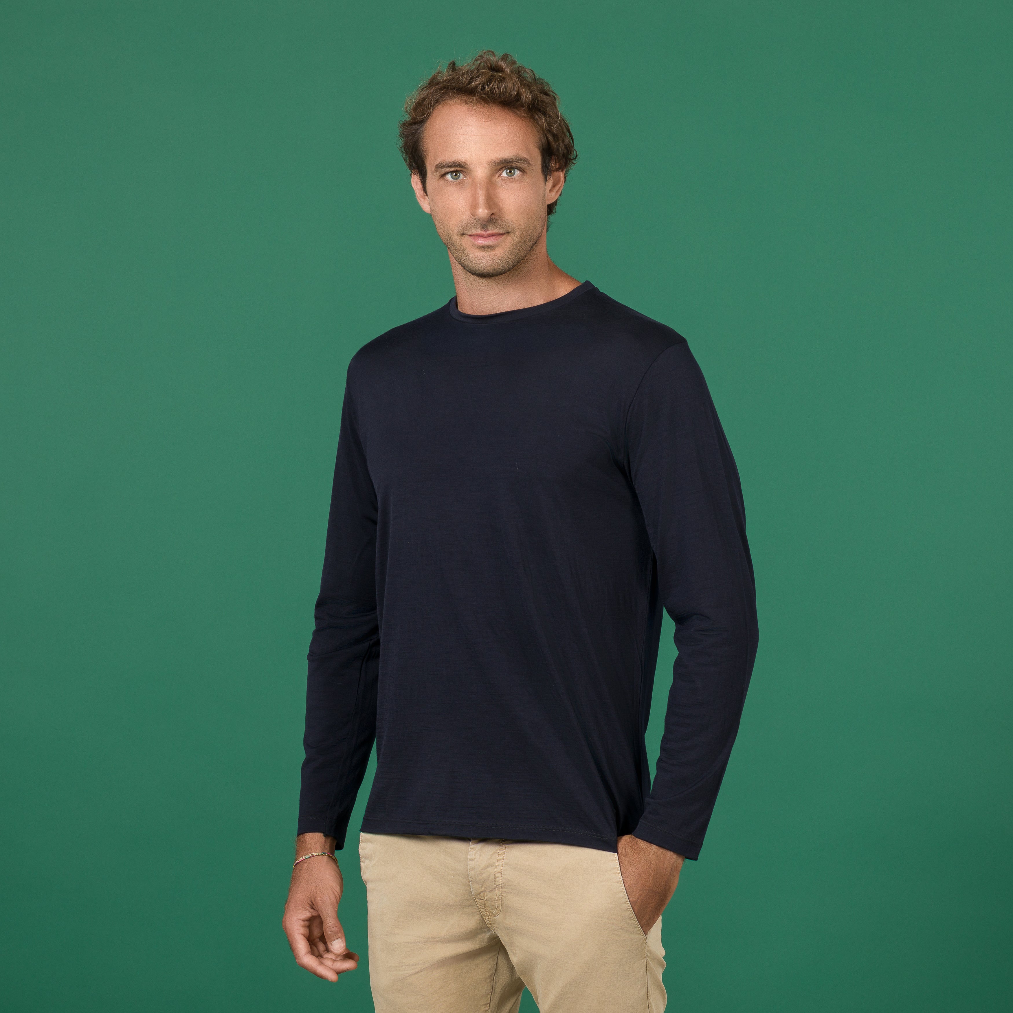 MW100ML: Long Sleeve Merino Wool T-shirt