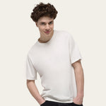 M555: Relaxed Fit T-Shirt Overlap Collar
