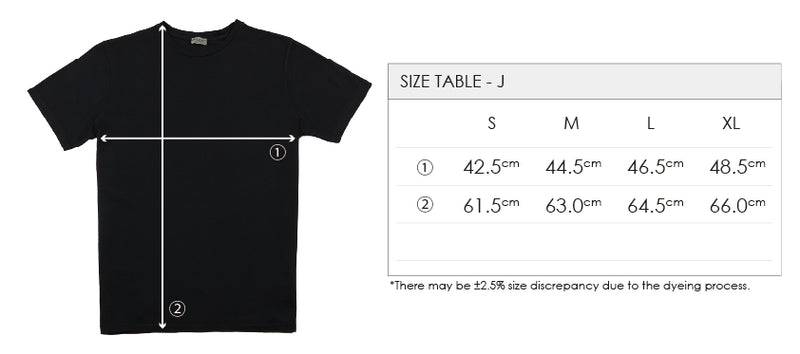 Size guide for MF239681INT: Women’s Heavyweight Cotton Interlock T-Shirt