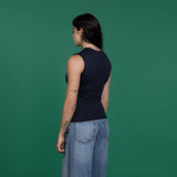 MF250199INT: Women’s Heavyweight Cotton Interlock Sleeveless Top